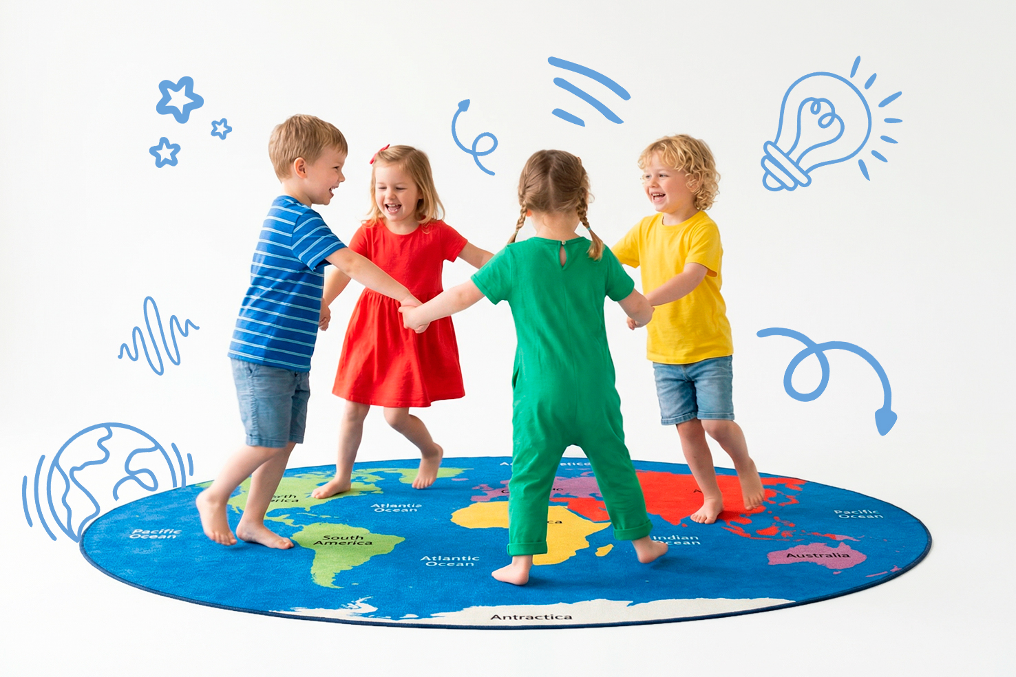 Children having fun in a TicTalk Spanish immersion class